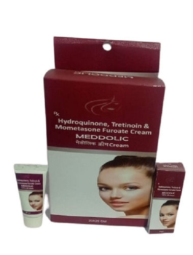 Hydroquinone, Tretinoin And Mometasone Furoate Meddolic Cream For All Type Of Skin 100% Safe