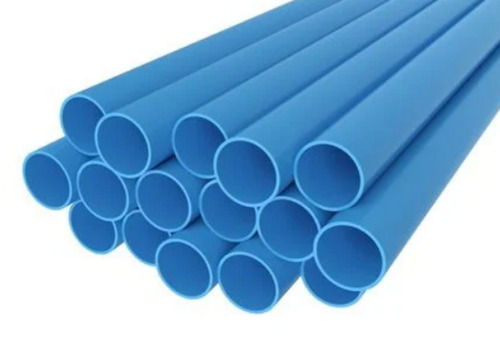 Blue 10 Meter Long 1.9 Mm Thick Round Poly Vinyl Chloride Pressure Pipes