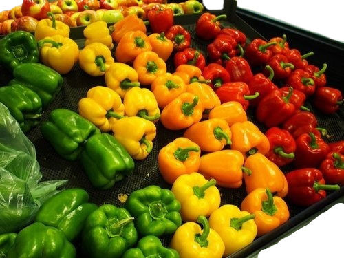 100 Percent Good Quality Green, Yellow And Red Capsicum For Cooking Purpose Moisture (%): 43.19%