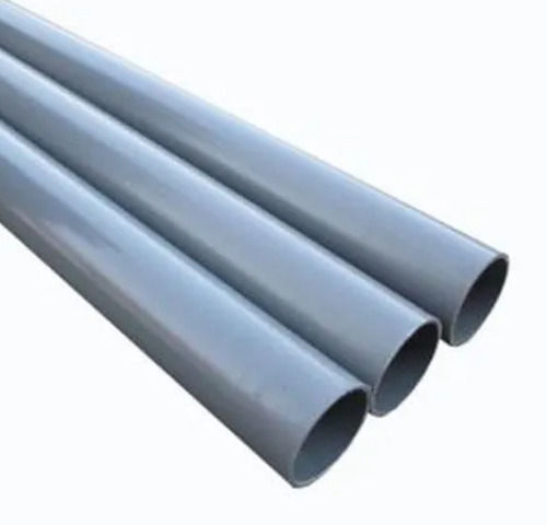 12 Meter 0.9 Mm Thick Light Weight Round Poly Vinyl Chloride Rigid Pipe Application: Construction