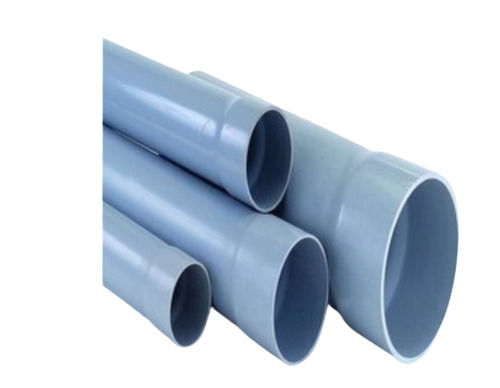 7 Meter 1.6 Mm Thick Industrial Round Poly Vinyl Chloride Water Pipe Application: Construction