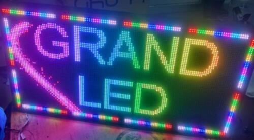 Full Color LED Scrolling Display - 4.3 ft x 2.1 ft | Wi-Fi Control, IP65 Waterproof, Super Bright SMD LEDs, Lifetime Support