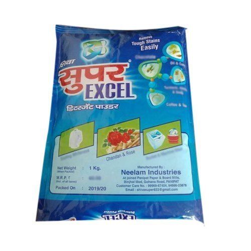 Tough Stains And Lemon Fragrance Blue Super Excel Detergent Powder Application: Industrial