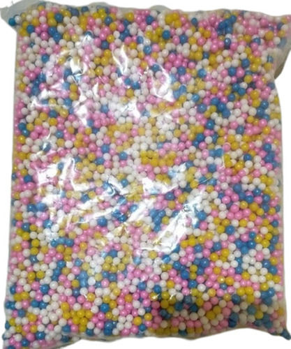 Round Mix Colour Sugar Balls For Many Different Applications Use, Such As Cupcakes Fat Contains (%): 0% Percentage ( % )