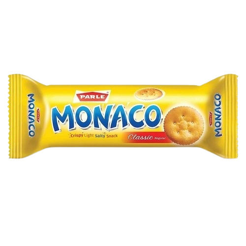66.7 Grams, Crispy And Light Salty Classic Regular Parle Monaco Biscuit