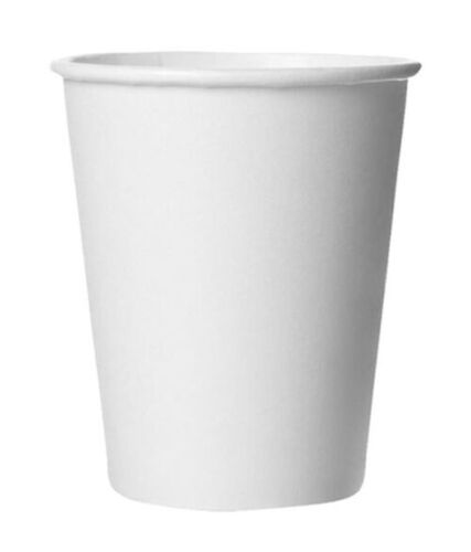 For Event And Party Supplies Features White Plain Disposable Paper Cup,150 Ml (Pack Of 50)