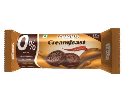 Made From Natural Ingredients, Creamfeast Chocolate Flavor Biscuit 0% Maida And High Fiber Biscuits