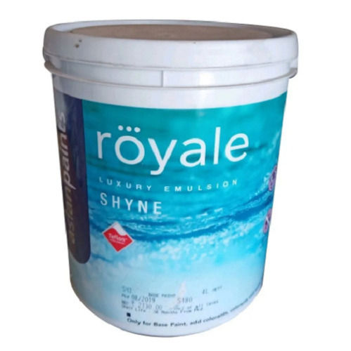 10 Litre High Glossy Liquid Form 95% Purity Smooth Texture Royal Aspire Asian Paints