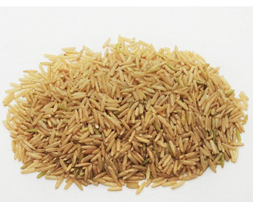 प्रीमियम क्वालिटी सामान्य रूप से उगाए जाने वाले सूखे मध्यम दाने वाले भूरे चावल, 1 किग्रा का पैक