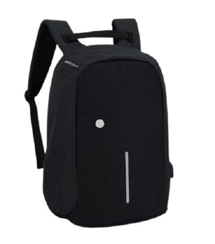 Black Color Anti Theft 15.6" Laptop Backpack With 7 Pockets And Usb Charging Port  Capacity: 12 Liter/Day