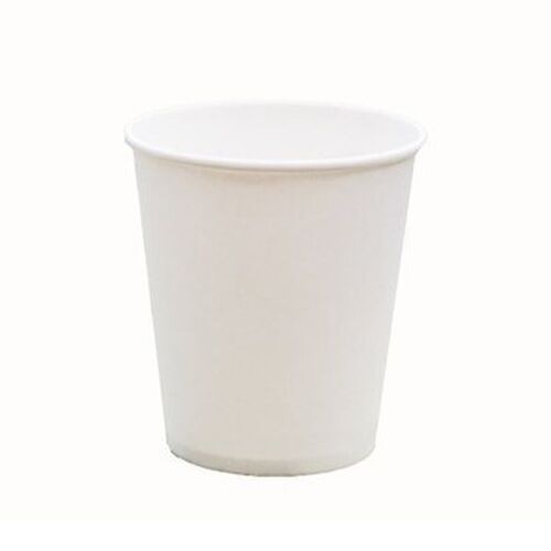 White Resuabled Hot And Cold Serving Disposal Paper Glass, 150 Ml, Pack Of 50 Pieces