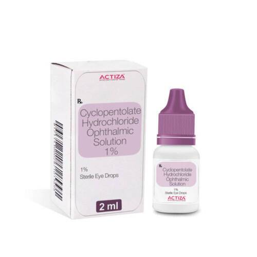 Cyclopentolate Hcl Ophthalmic Solution 1% Eye Drops 2ml