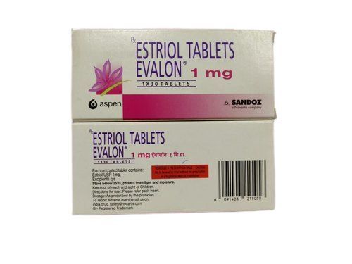 Estriol Tablets Evalon 1 Mg  Grade: Medicine Grade