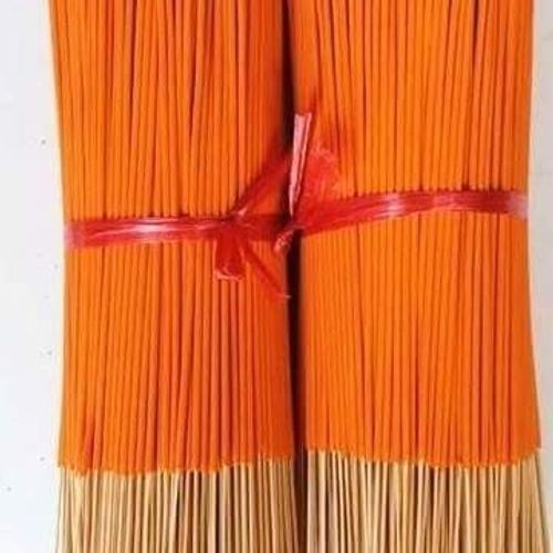 Indian Incense Smooth And Round Texture Charcoal Bamboo Orange Agarbatti