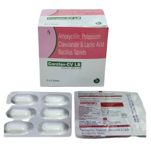  Amoxycillin, Potassium Clavulanate And Lactic Acid Bacillus Tablets Pack Of 10x10 Tablets