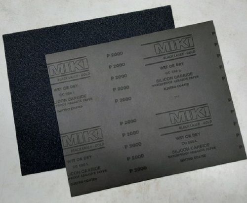 230 X 280mm Latex Silicon Carbide Waterproof Paper Abrasive Sheets for Automobile Refinishing