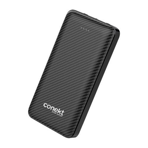 Black Advanced And Durable Conekt Zeal Proton Pro 10000Mah 2-Port Power Bank