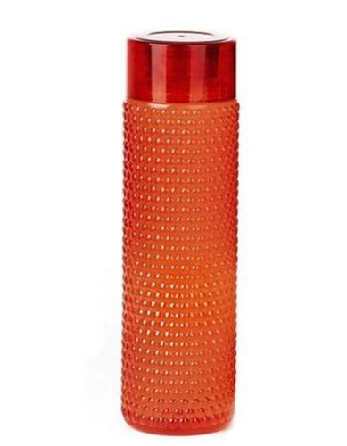 Stylish And Attractive Cost Friendly Red Color Plastic Bubble Water Bottle