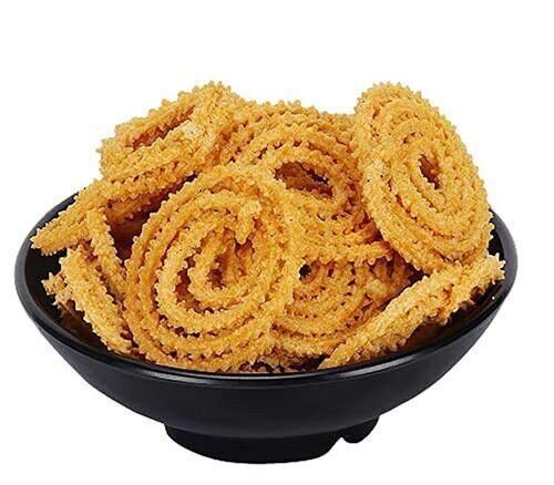 Pack Of 1 Kg Spicy Flavor Crunchy And Testy Deep Fried Chakli Snacks