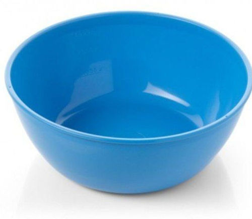 Stylish And Durable With Good Capacity Blue Plastic Bowl Hardness: Rigid