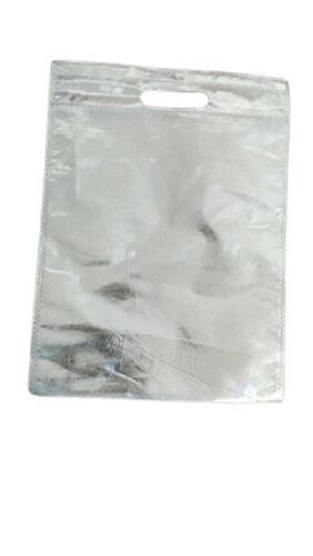 Silver 60 Gsm Recyclable And Biodegradable Plain D Cut Non Woven Bag Bag Size: 12 X 16 Inch