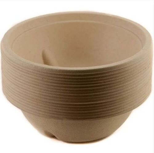 Plain Brown Round Disposable Paper Bowl