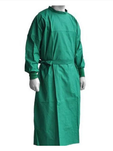 Full Sleeves Plain Medical Grade Non Woven Recyclable And Sterilized Surgical Gowns