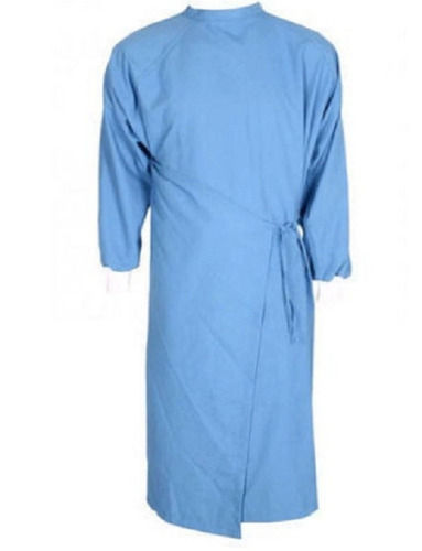 Round Neck Plain Non Woven Disposable Recyclable And Sterilized Surgical Gown 