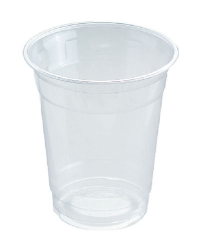 250 Milliliter 6 Inches Plain Plastic Disposable Glass For Events And Parties