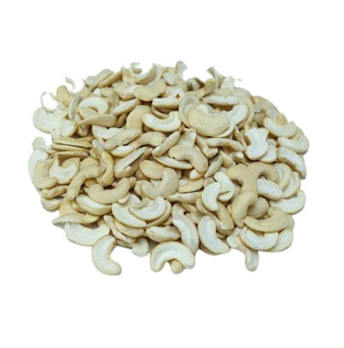 1 Kg Dried Raw White Curved With 3 Month Self Life Splited Cashew Nut Broken (%): Yes