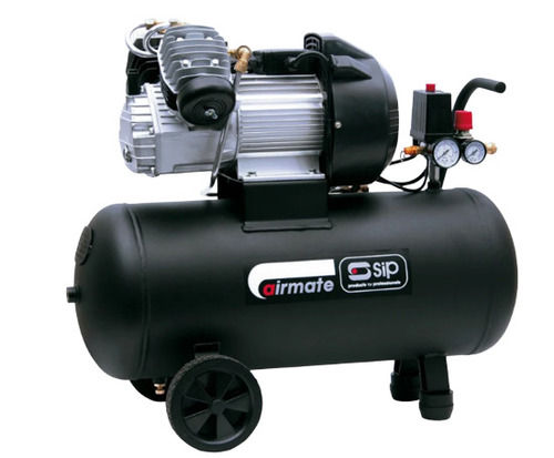 62 X 27 X 62 Centimeter 1 Hp Industrial Grade Paint Coated Mild Steel Electric Portable Air Compressor