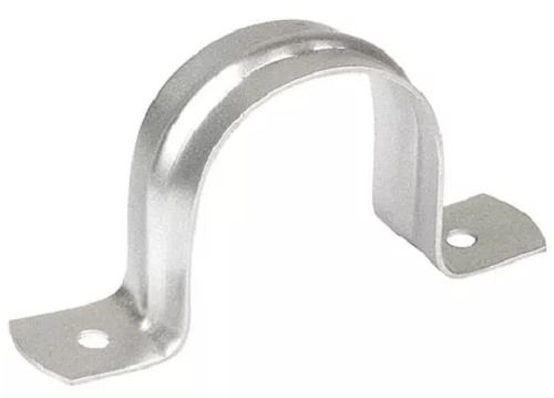 Silver 300 Grams 4 Inches Long Powder Coated U Shaped A Pcc Metal Pole Clamp