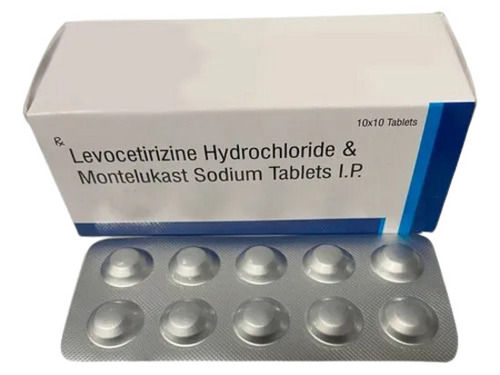 Levocetirizine Hydrochloride And Montelukast Sodium Tablet Ip, 10 X 10 Tablets General Medicines