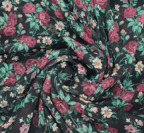 Multicolor 180 Gsm Shrink Resistance And Light Weight Floral Printed Cotton Fabric 