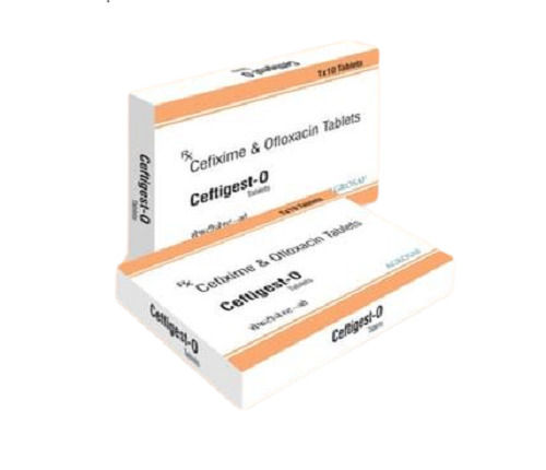 Cefixime & Ofloxacin Ceftigest-O Tablets, 1x10 Tablets