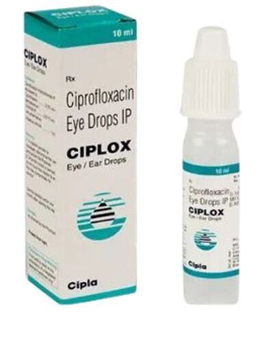 Cipla Ciplox Ciprofloxacin Eye/Ear Drops, 10Ml  Age Group: Adult