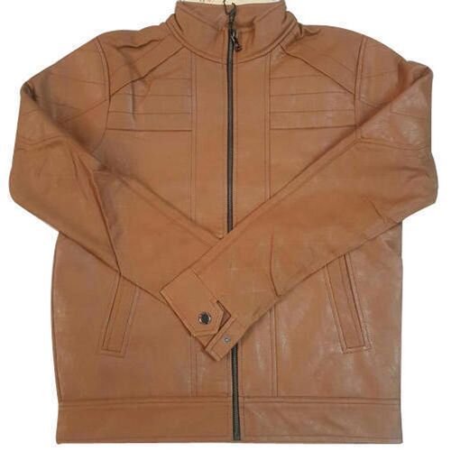 Brown Casual Wear Full Sleeves Mens Leather Jackets