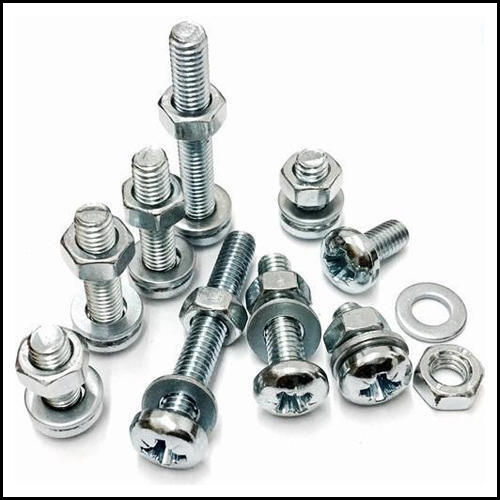 Stainless Steel Silver Color Nuts and Bolts with High Rust Resistivity