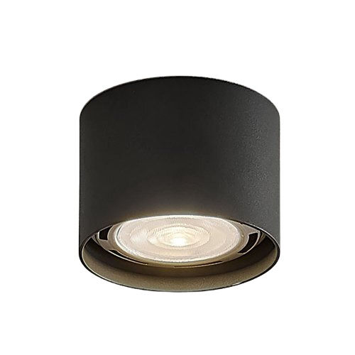 Plastic Black 5W Round Ceiling Mounted 220V Durable Led Ceiling Lights 