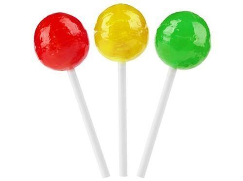 Sweet And Tasty Round Mango Flavored Candy Lollipop Pack Size: Regular