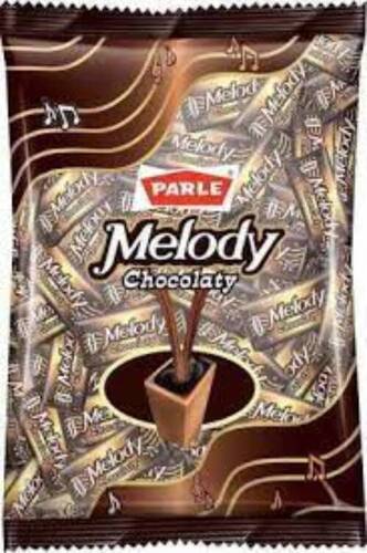 Creamy Delicious Delectable Soft Dark Brown Toffee Parle Melody Chocolate 