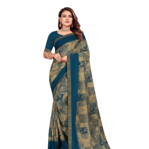 Party Wear Bollywood Style Sequin Worked Pure Cotton Fancy Saree