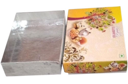 Rectangular Printed Cardboard Sweet Packaging Box, 12x8 Inches