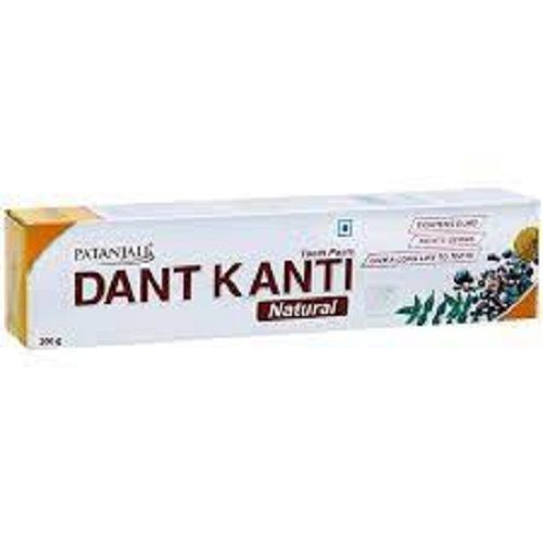 White Refreshing Smell Soft On Gums Natural Patanjali Toothpaste For Reduce Pain 