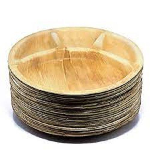 Brown 12 Inch Areca Disposable Biodegradable And Eco Friendly Leaf Plate 