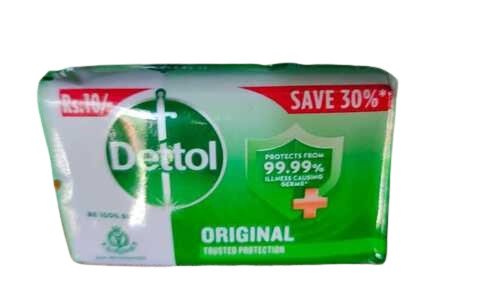 Dettol Original Anti-Bacterial Soap - Fragrance-Free Low Foam | Softens Skin Kills 99.9% of Bacteria and Viruses Effective Against Fungi