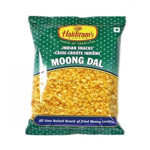 Crispy Salty Fried And Delicious Tasty Haldirams Moong Dal, Pouch Packaging