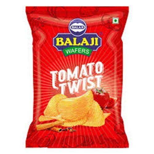 Not Very Spicy Nor Hot Balaji Tomato Twist Tomato Potato Wafer, 40Gram Packaging Size: Medium