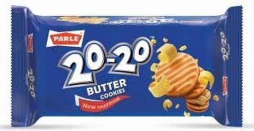 Low Fat & Sodium Rich In Aroma Mouthwatering Parle 20-20 Butter Cookies, 30Grams Fat Content (%): 4.85 Grams (G)