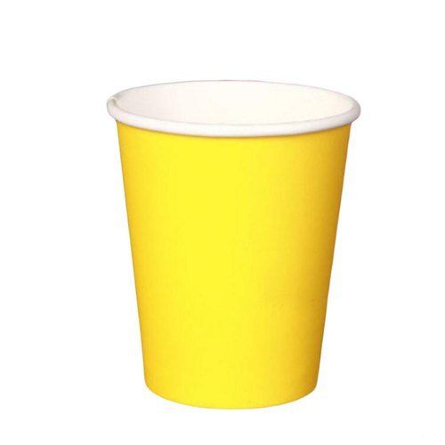 Best Hot & Cold Beverages Disposable Premium Yellow Paper Cups,150 Ml